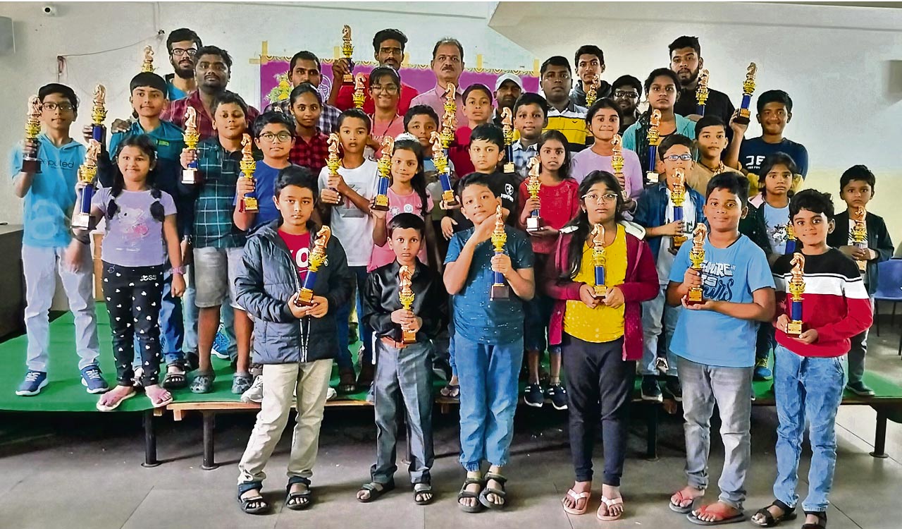 Sathvik Gulakaram clinchs U-9 title at Telangana Academy Chess Tournament