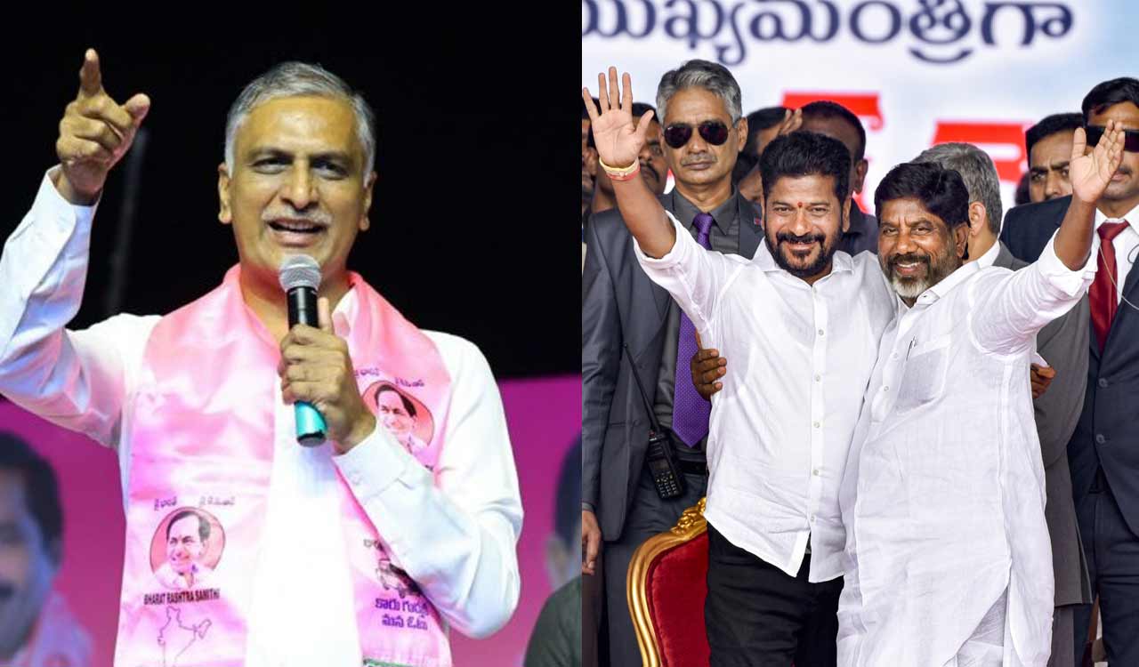 Harish Rao congratulates Telangana CM Revanth Reddy, Deputy CM Bhatti Vikramarka