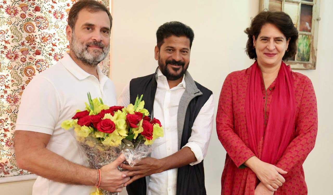 Revanth Reddy to take oath as CM at 1.04 pm on Thursday