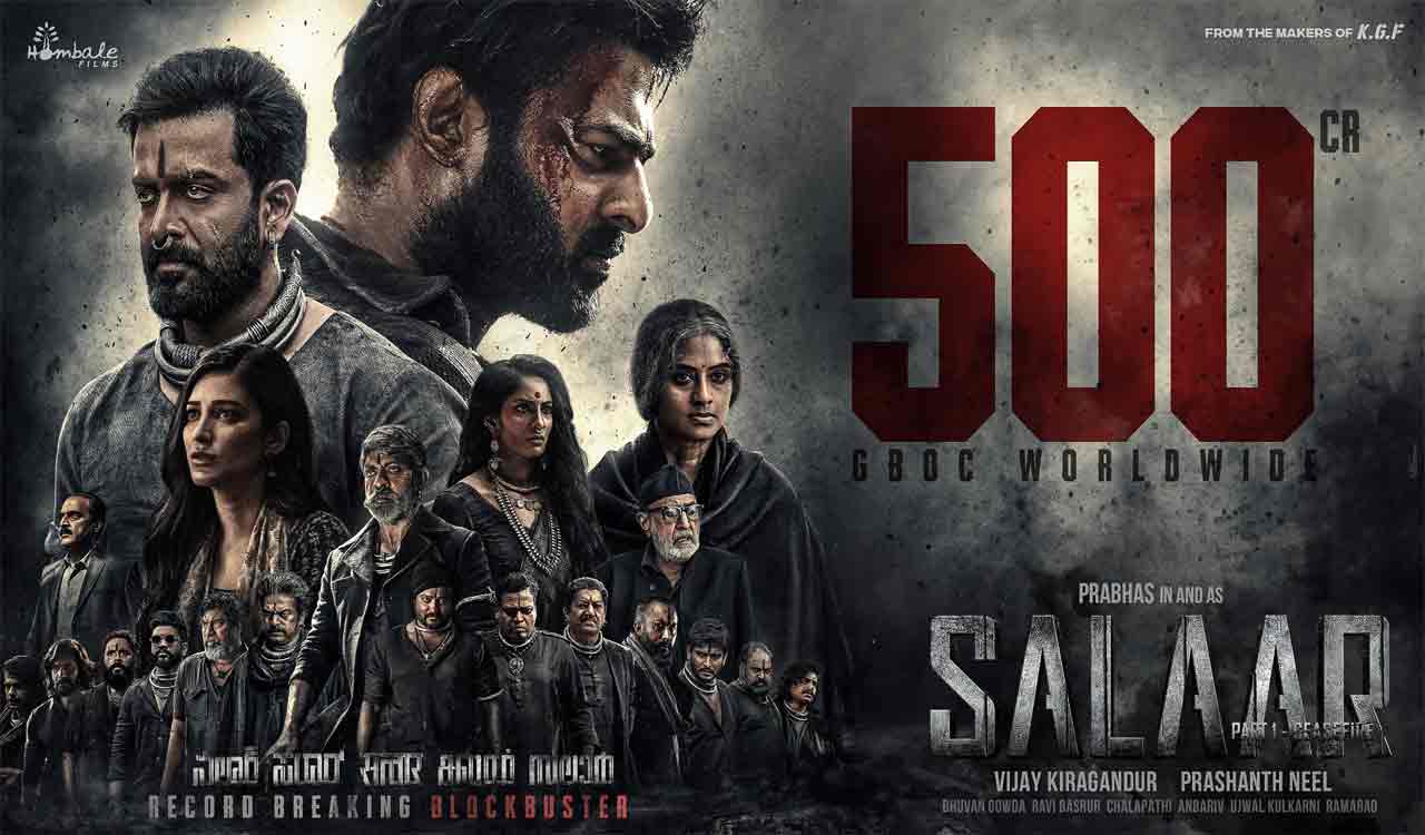 ‘Salaar’ mania: Prabhas-starer film crosses Rs 500 cr world wide ...