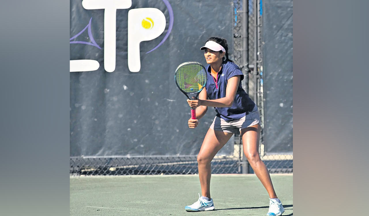 Sahaja downs Rashmikaa at International Women’s Tennis Championship