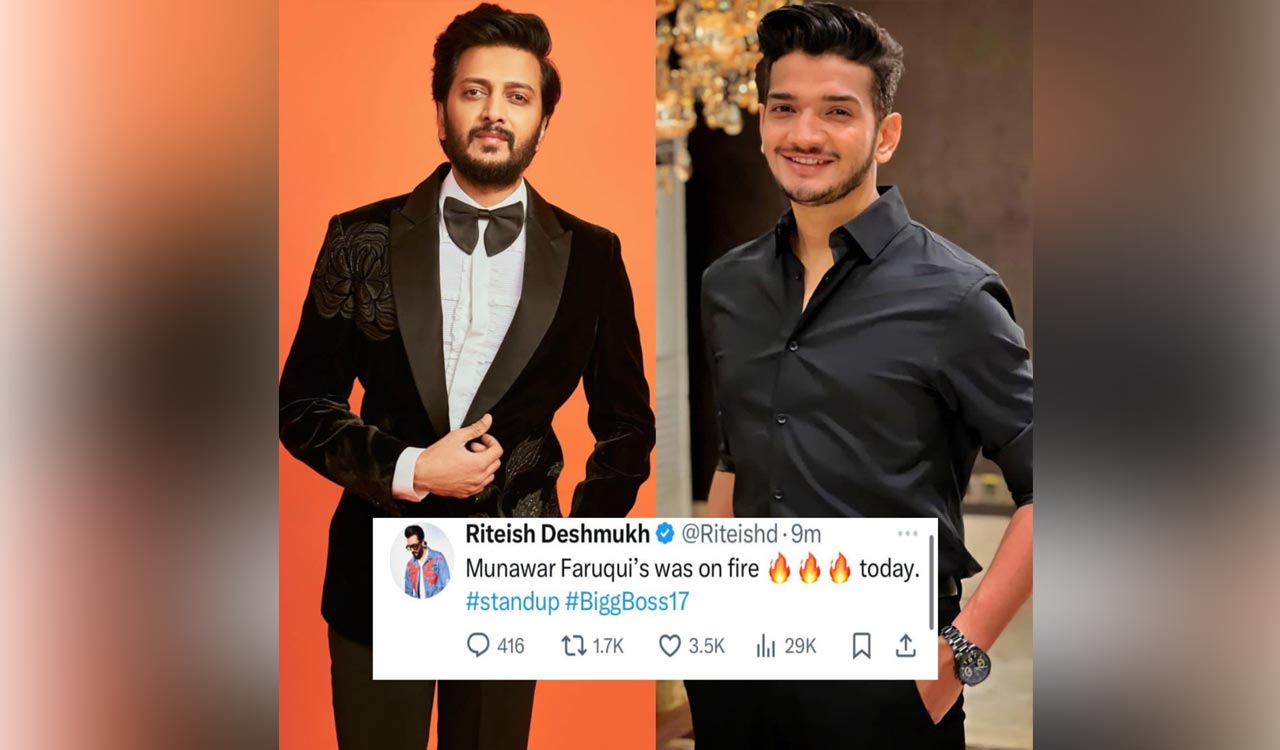 Bigg Boss 17: Riteish Deshmukh applauds Munawar’s roast
