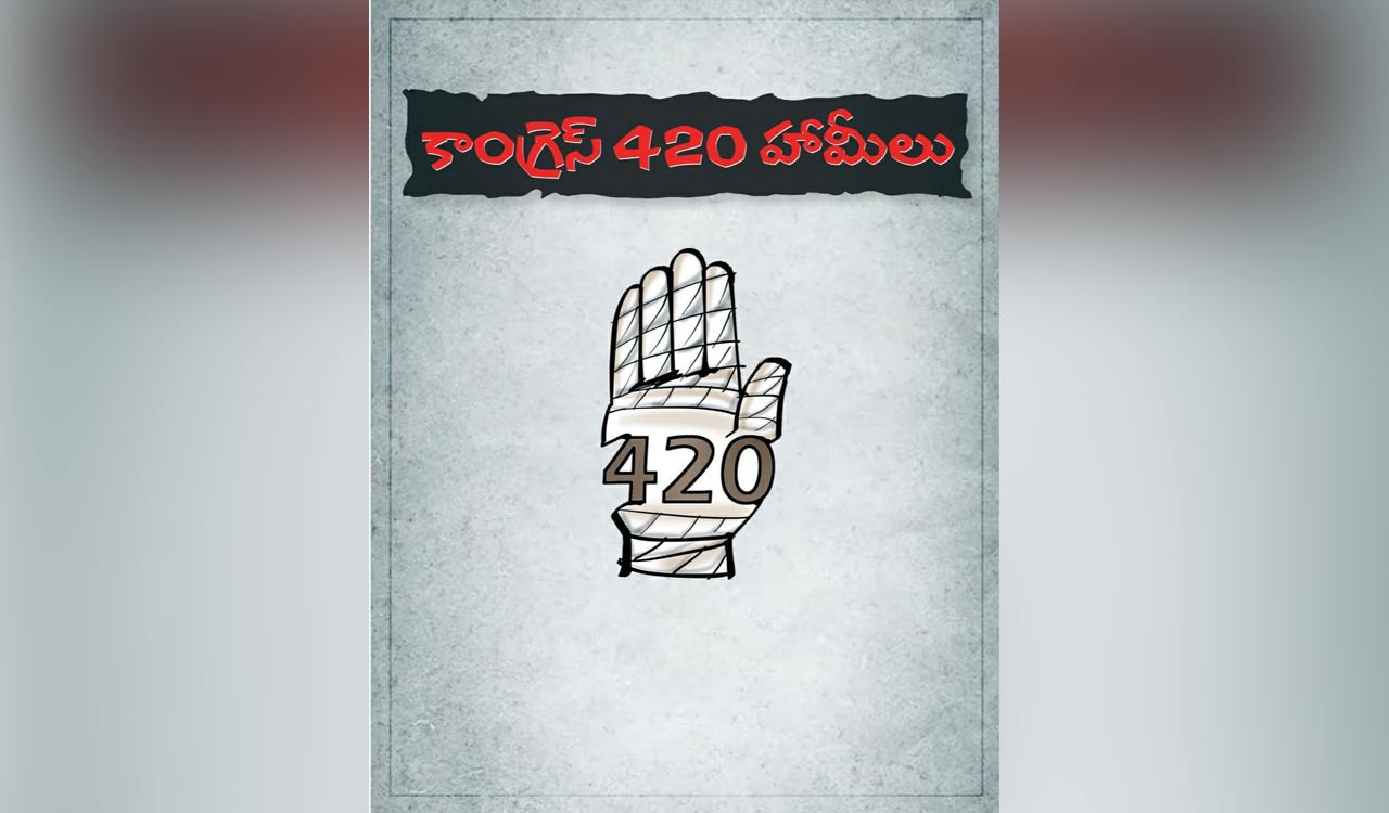 Not just six guarantees, but 420, says BRS on Congress promises