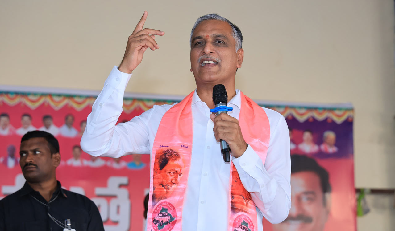 Harish Rao corners government with facts and figures