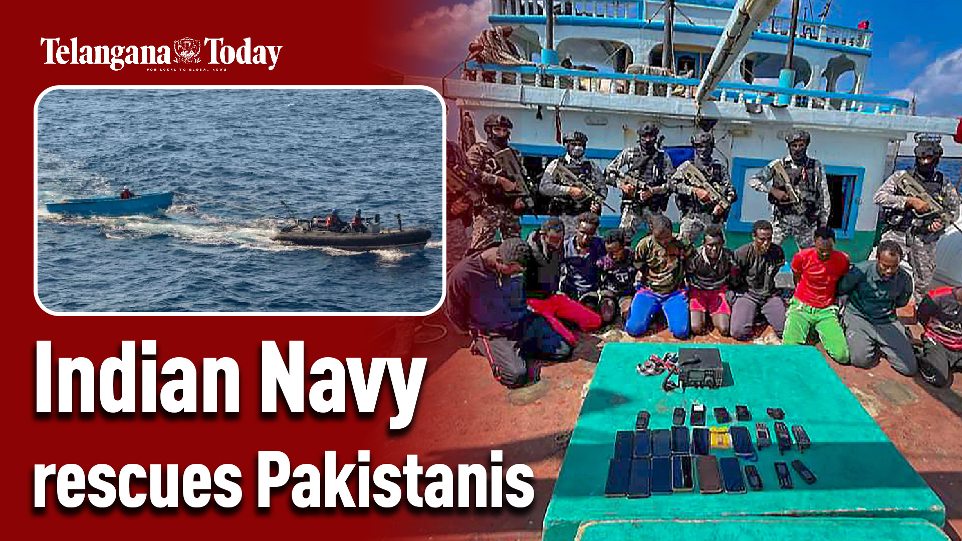 Indian Navy for Maritime Safety: INS Sumitra rescues Pakistani crew | India News Today