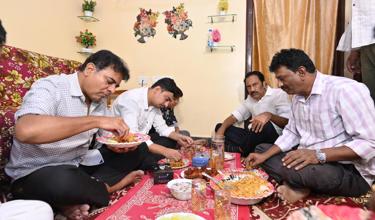 KTR visits Ibrahim Khan’s home, pledges support