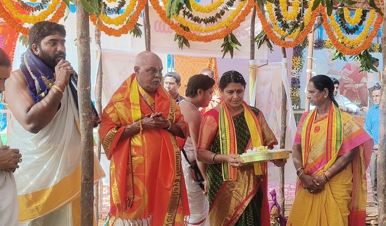Mancherial MLA conducts three-day long Sri Ramayana Mahayagam
