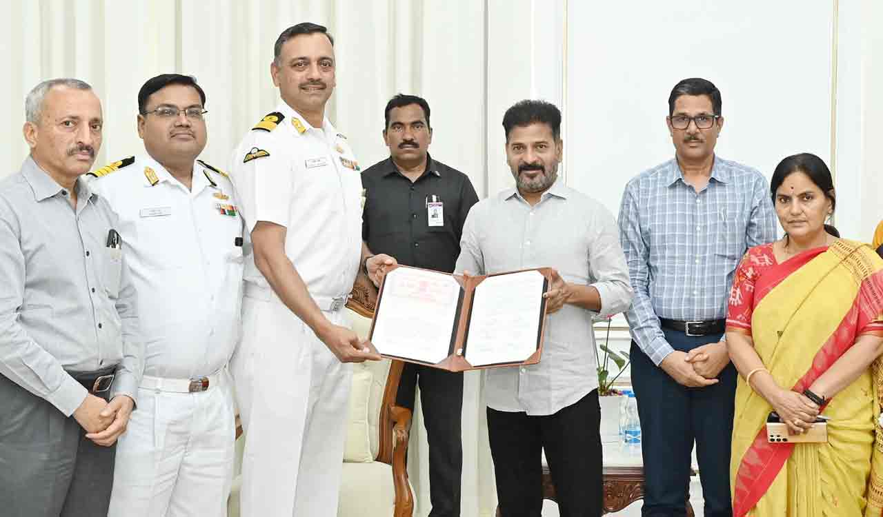 Telangana signs agreement with Navy for VLF station at Damagudem