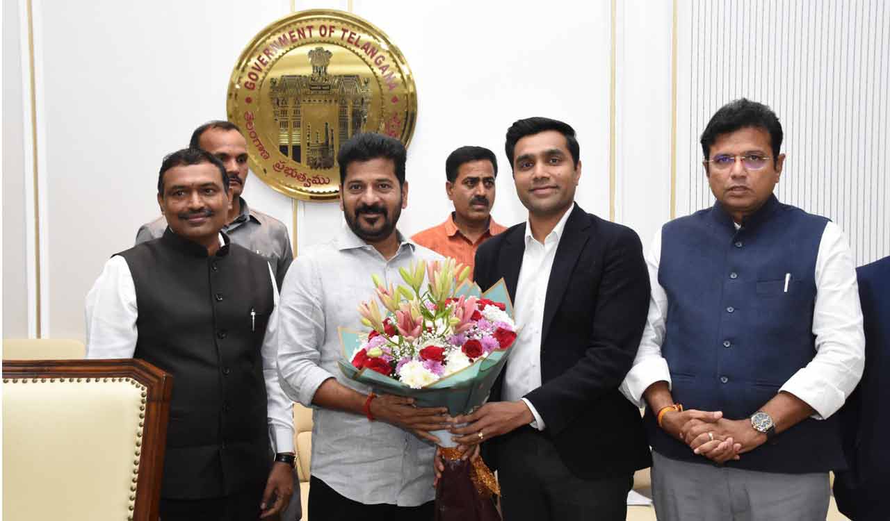 Adani Group meets CM Revanth; Keen to expand operations in Telangana