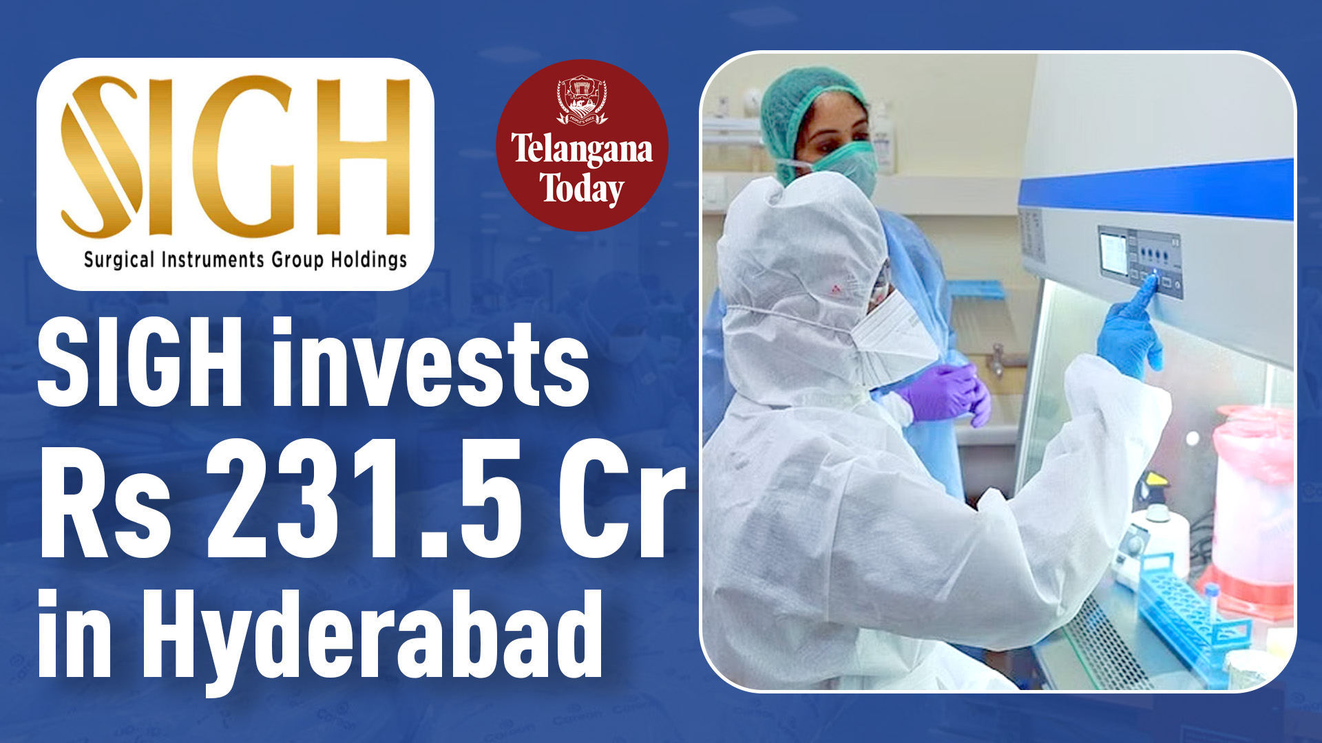 New Healthcare Device Manufacturing In Hyderabad | Surgical Instruments Group Holdings (SIGH)