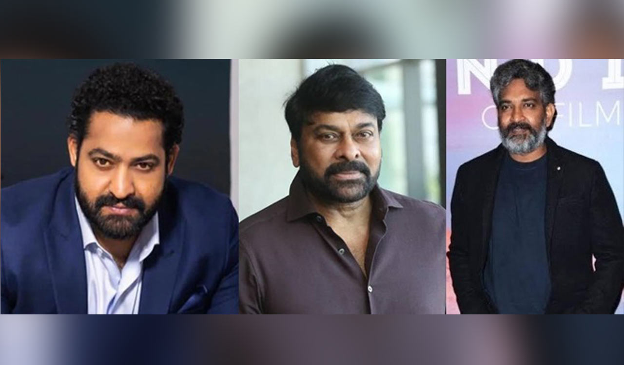 SS Rajamouli and Jr NTR congratulate Chiranjeevi on Padma Vibhushan