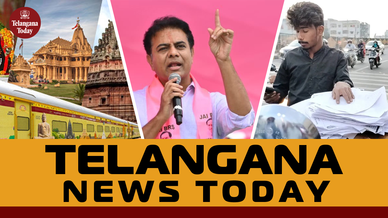 Telangana News Today: Divya Dakshin Yatra, KTR Criticizes Congress, Praja Palana Applications