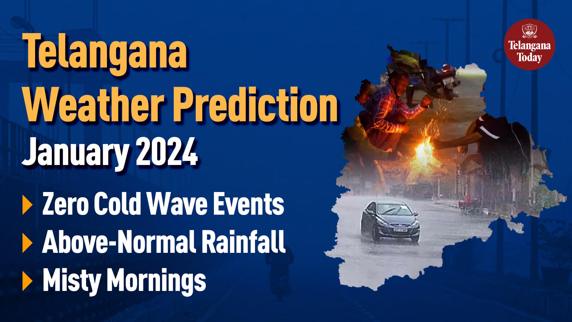 Telangana Weather Prediction For January 2024 By IMD Telangana News