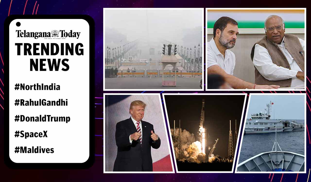 Trending News Today: North India Cold Waves, Rahul Gandhi Security, Donald Trump Win