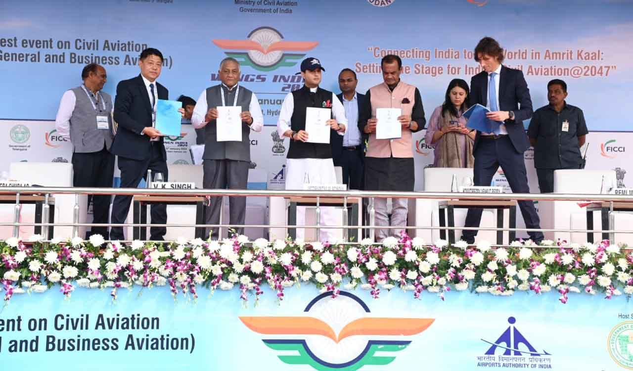 Wings India 2024 kick starts at Hyderabad’s Begumpet Airport