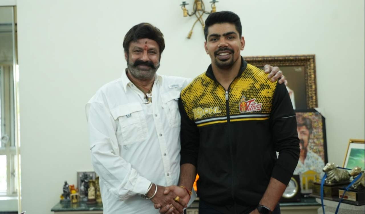 Nandamuri Balakrishna wishes Telugu Titans ahead of Pro Kabaddi League