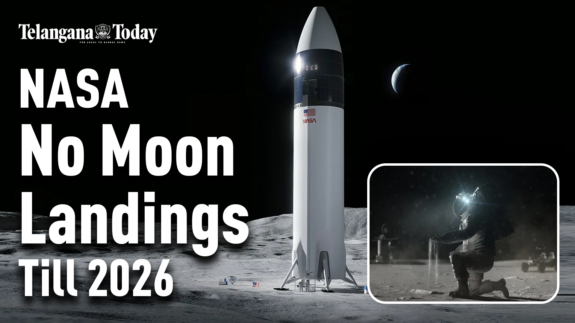 NASA Latest Update No Moon Landings Till September 2026 Moon