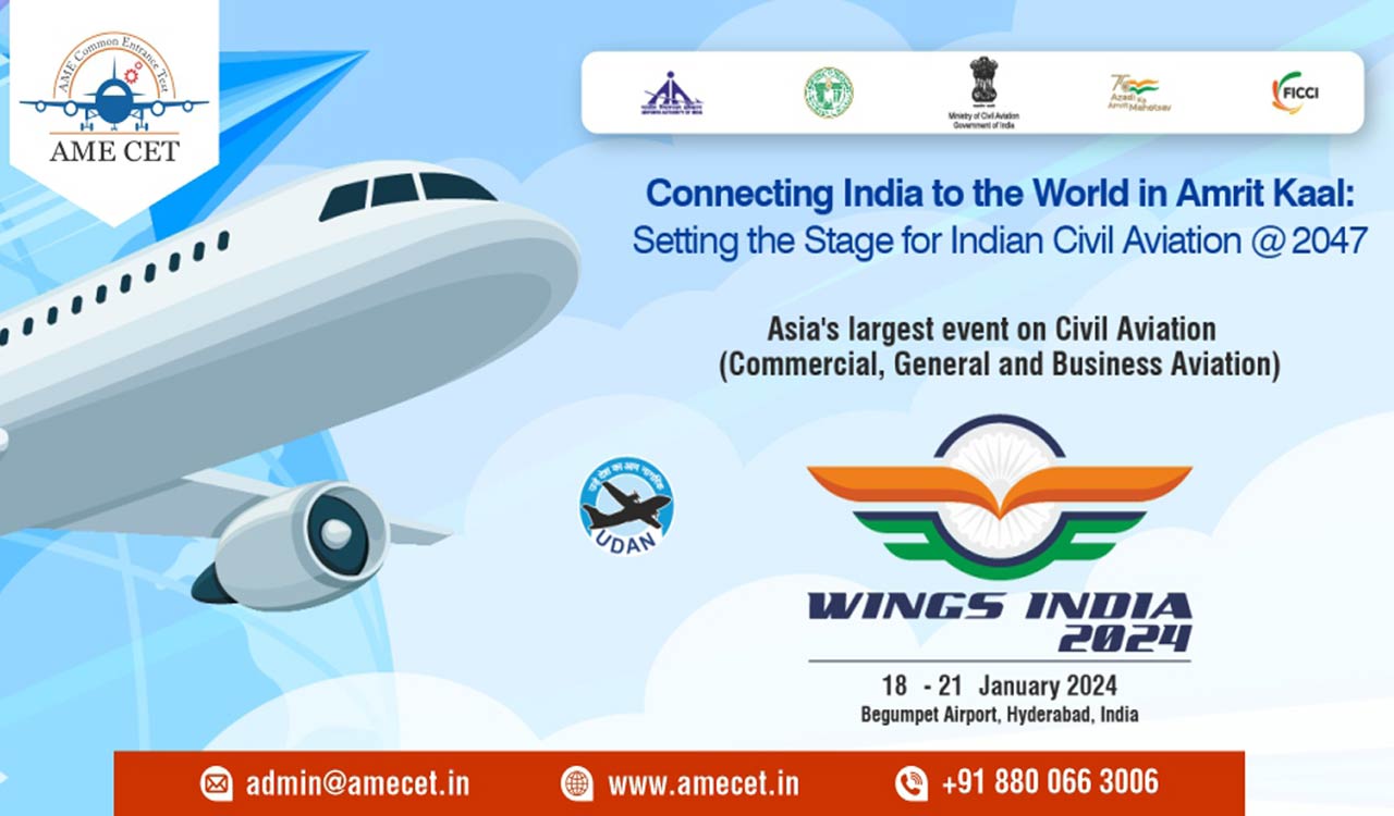 Wings India 2024 event schedule revealed: Hyderabad gears up for aviation extravaganza