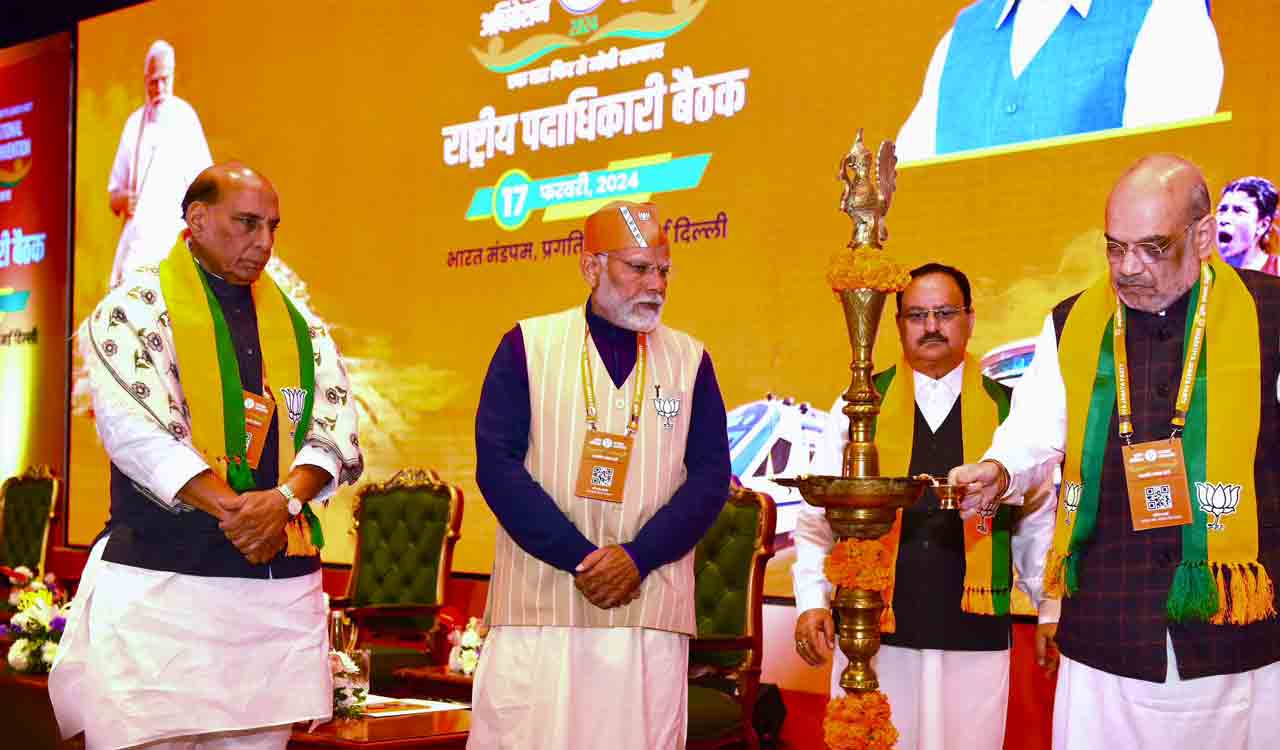 Country has made up its mind that PM Modi will be at helm for 3rd term: Shah at BJP meet