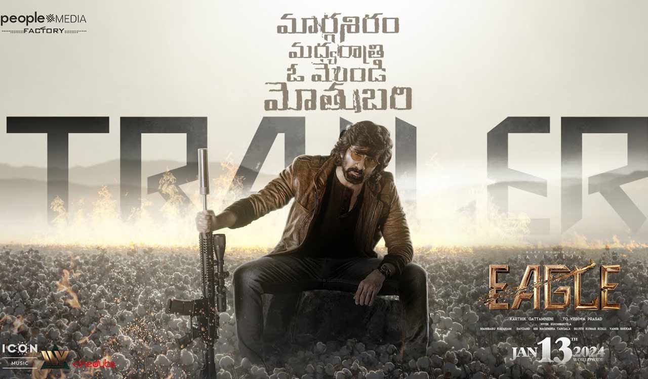 Check out Ravi Teja’s action-packed ‘Eagle’ trailer