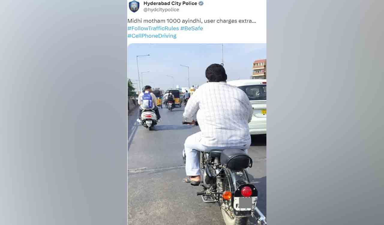 Hyderabad Traffic Police’s hilarious meme-inspired caption goes viral