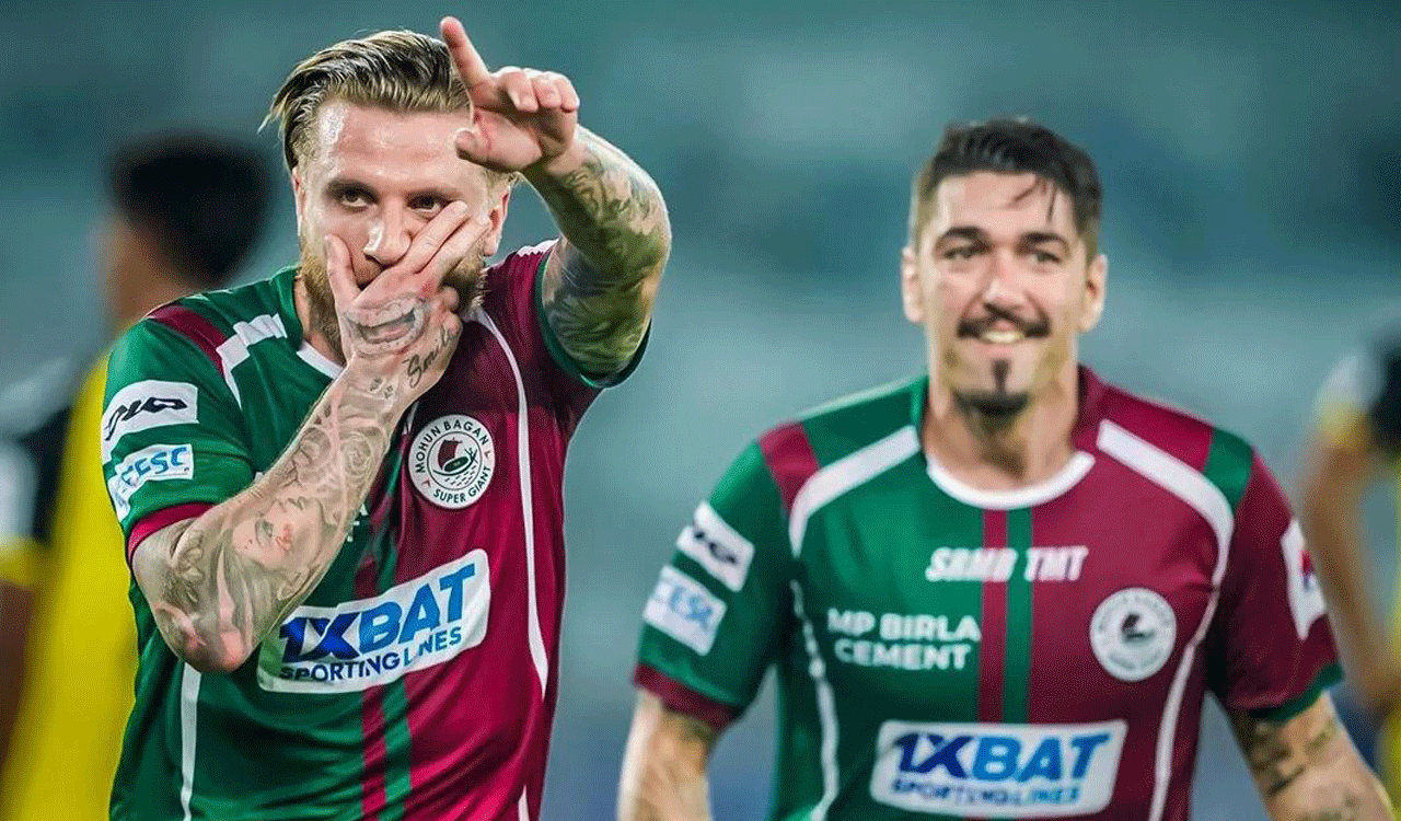 ISL: Hyderabad FC fall to Mohun Bagan’s dominance in 2-0 defeat
