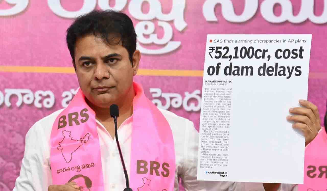 BRS calls for ‘Chalo Medigadda’ on March 1; KTR sees conspiracy against lifeline of TS