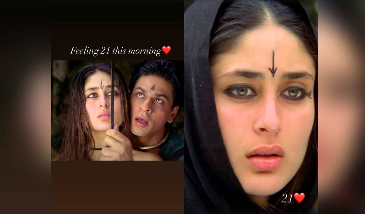 Kareena Kapoor joins ‘At 21’ trend, shares glimpse from ‘Asoka’