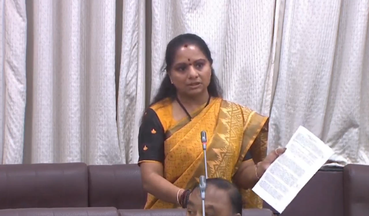 BRS’ K Kavitha asks Telangana govt to roll back order on removal of roster points for women reservation