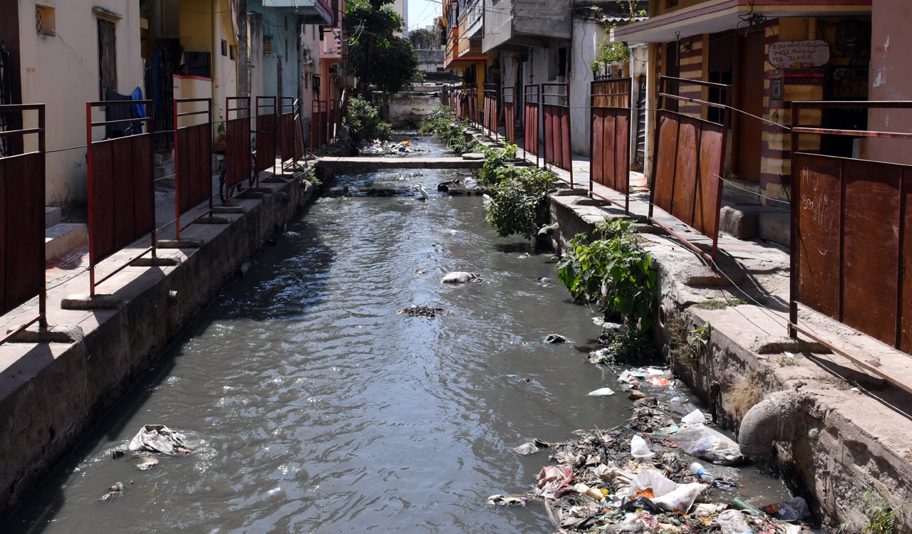 Open drain poses health issues to Rama Rao Nagar residents