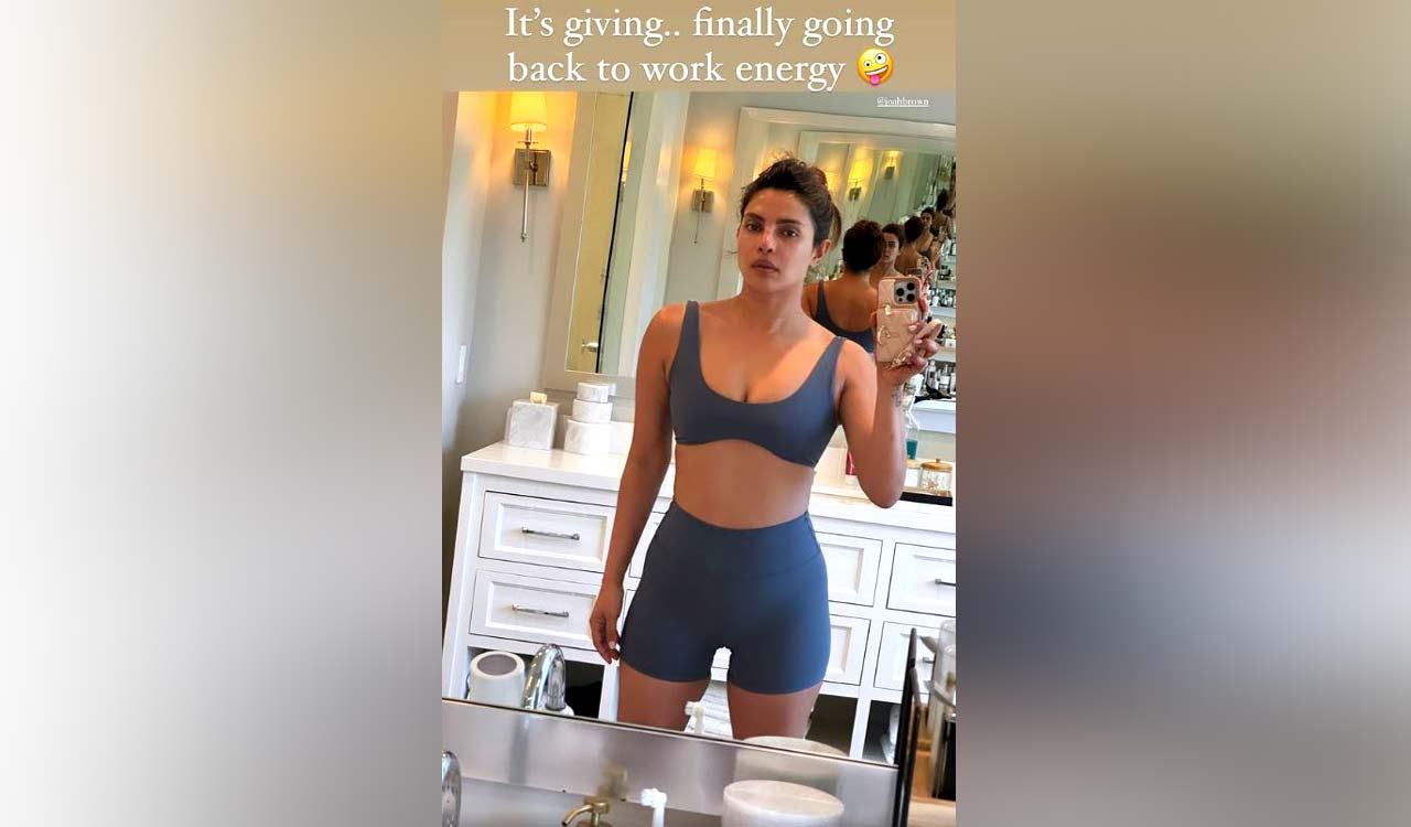 Priyanka Chopra Shares Mirror Selfie, Signals Return to Work