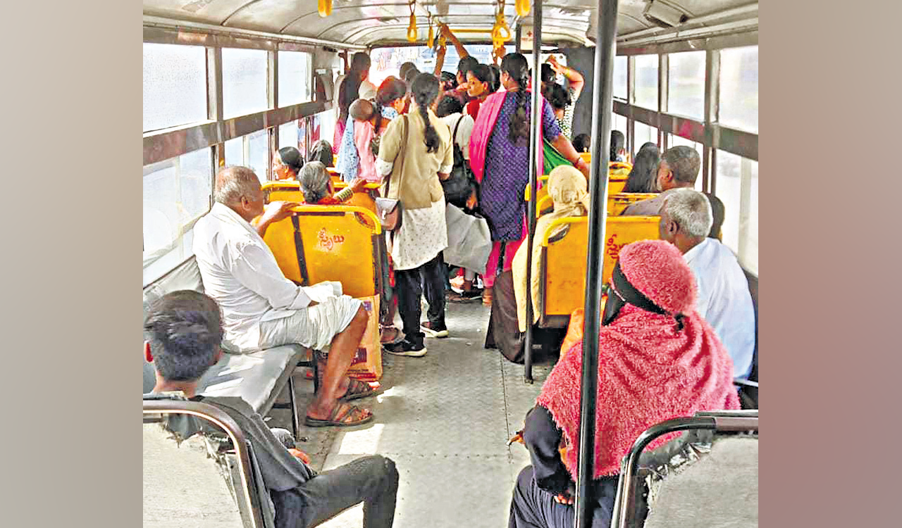 TSRTC tweaks bus seating for more space