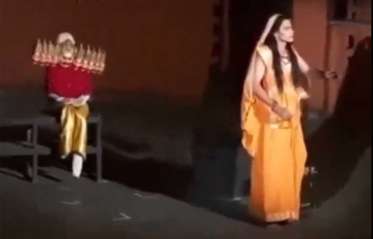 Watch: Six arrested from Pune University over play on ‘Ramleela’ showing Sita smoking