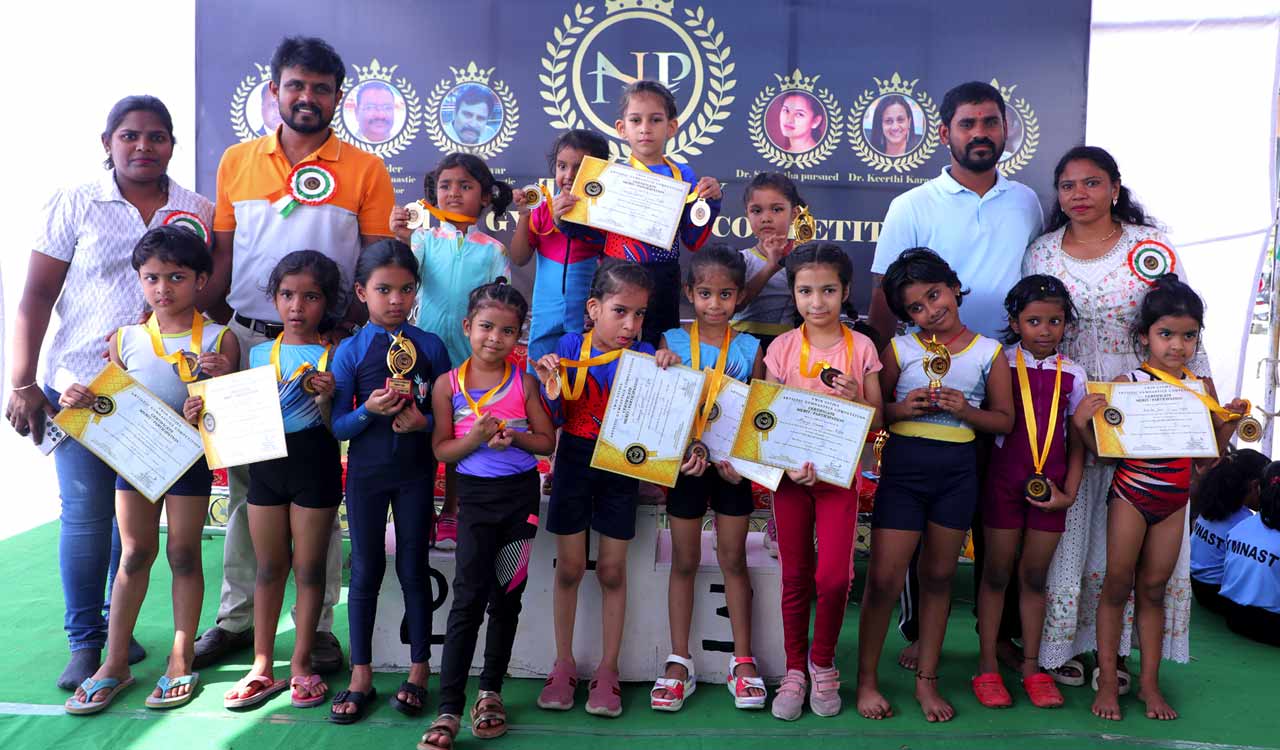 Bhadra Anand clinches gold at Twin City Artistic Gymnastic Competition