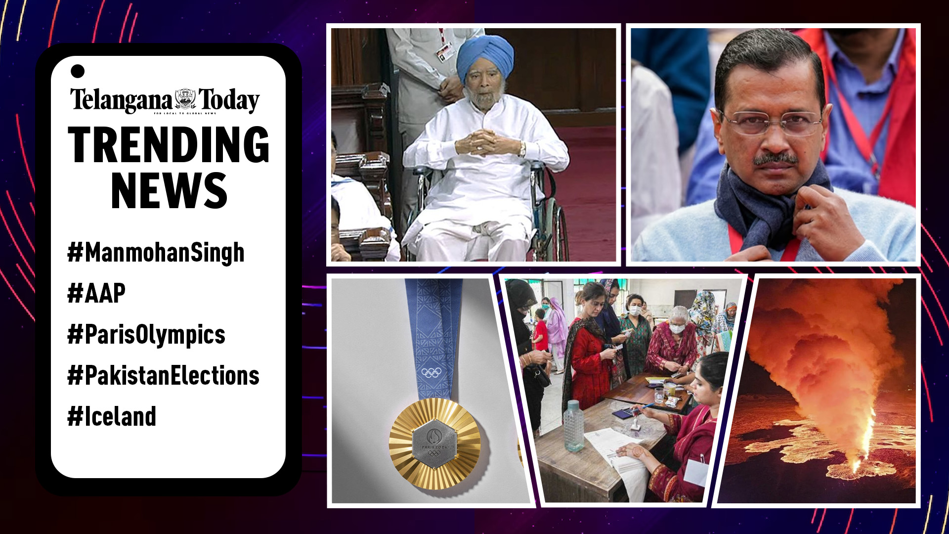 Trending News Today: Manmohan Singh, AAP, Paris Olympics, Pakistan ...