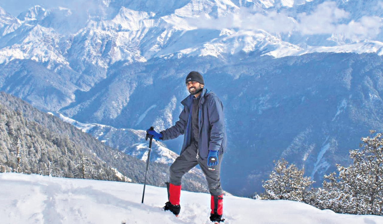 Hyderabad’s Rohit conquers nine peaks in honour of late Arjuna Awardee father
