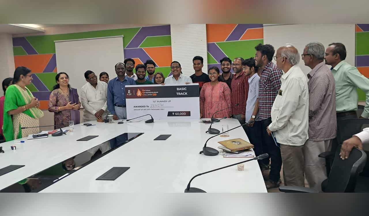 RGUKT-Basar students emerge as runner-up at national-level entrepreneurship challenge