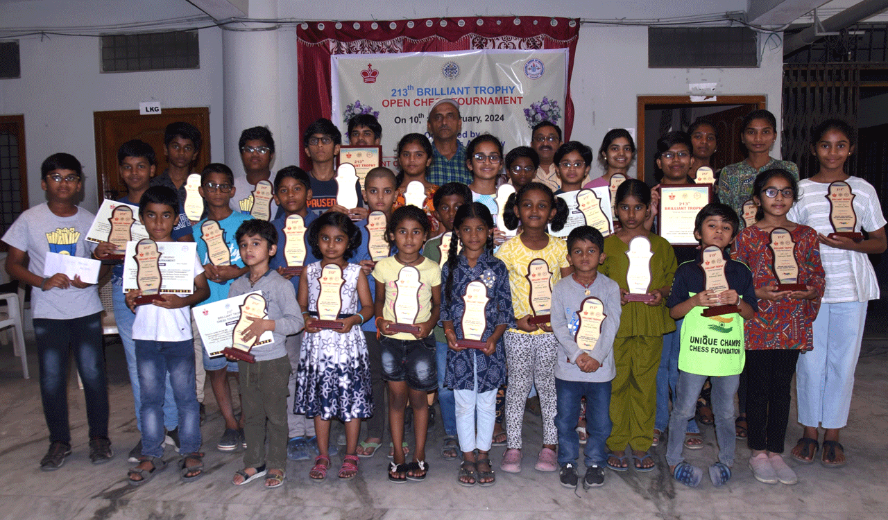 Bharat and Nanditha clinch titles at Brilliant Trophy Chess Tournament