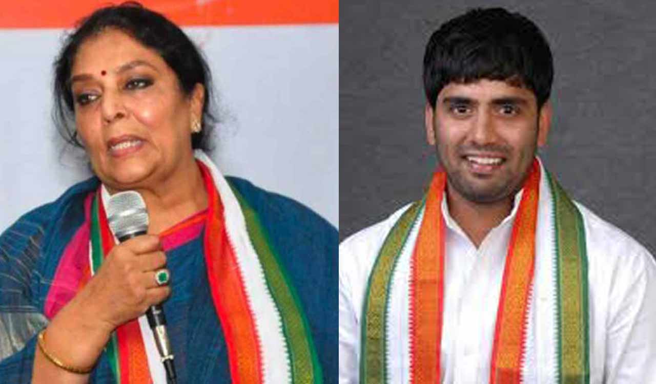 Congress nominates Renuka Chowdhury, Anil Yadav for Rajya Sabha from Telangana