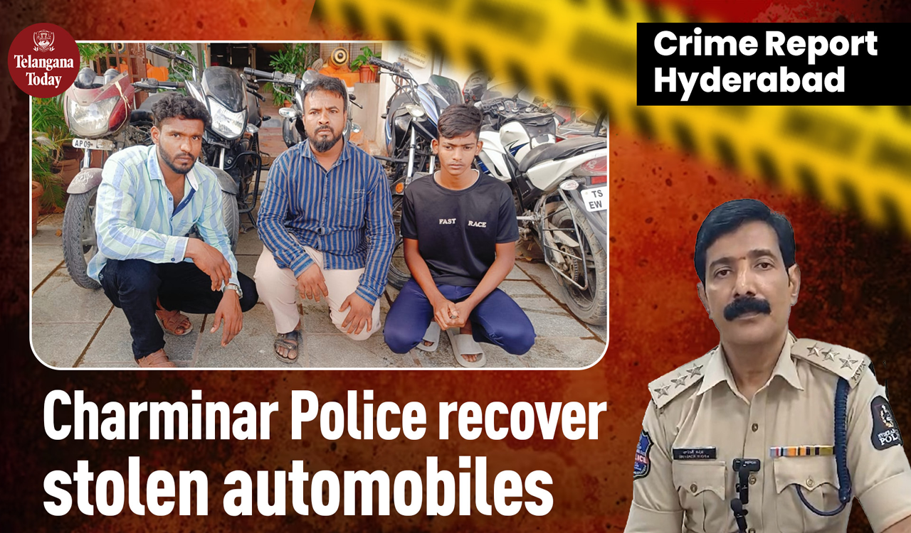 Crime Report: Stolen Automobiles Recovered By Charminar Police | Hyderabad News