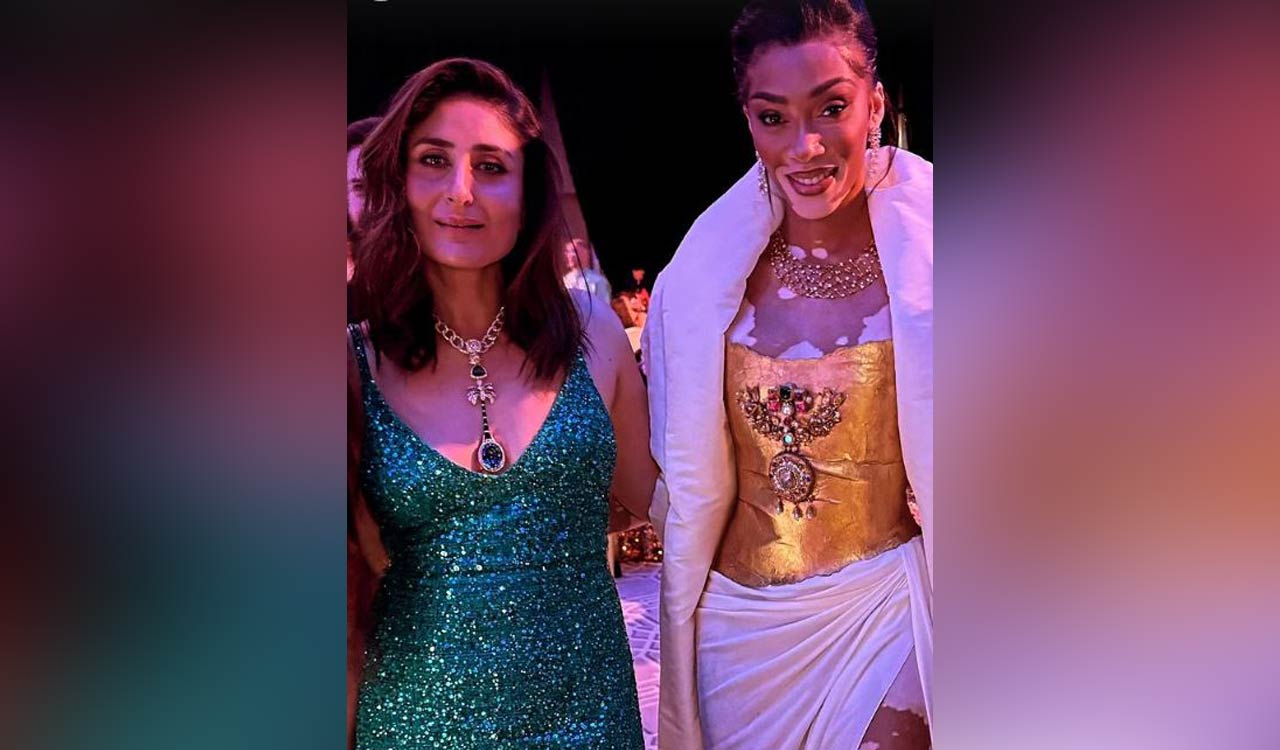Kareena poses with ‘beautiful’ Winnie Harlow