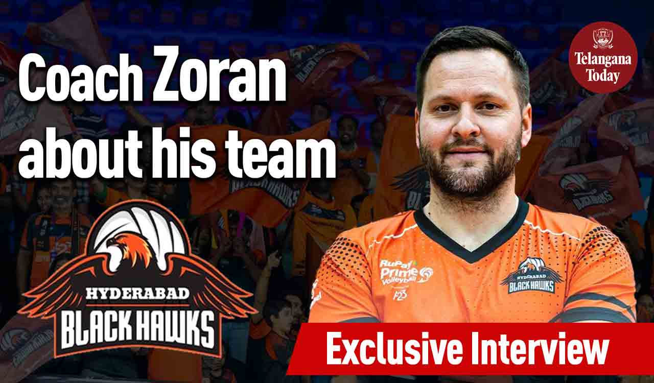 Hyderabad Black Hawks Head Coach Exclusive Interaction with Telangana Today | Zoran Kedacic