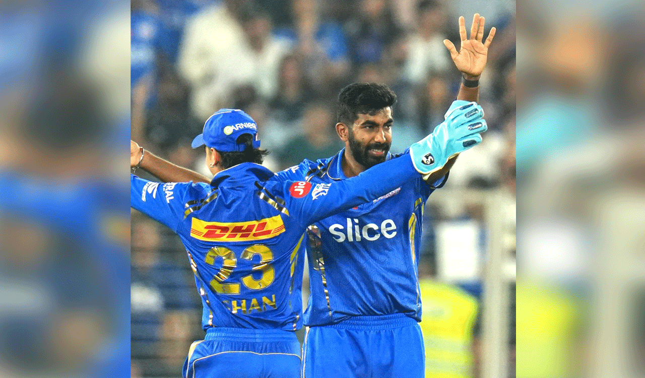 Brilliant Bumrah helps MI restrict GT to 168/6