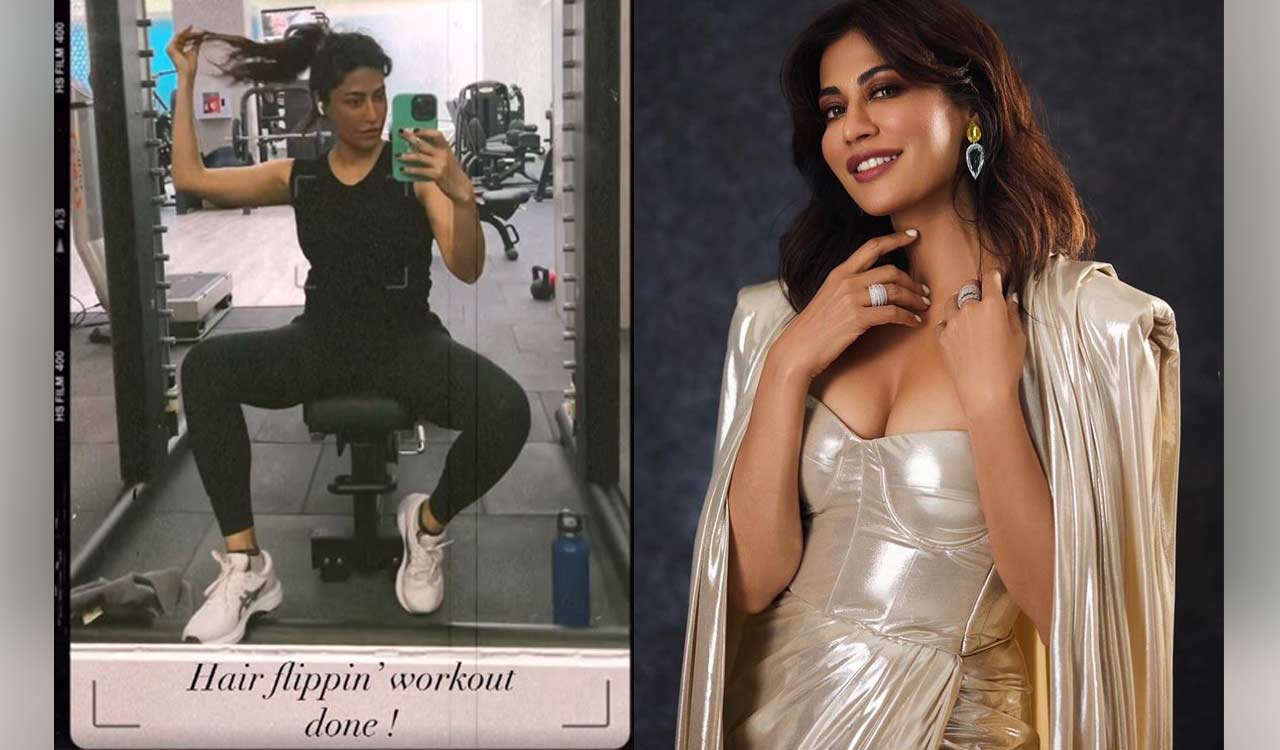Chitrangda’s Monday mood: Hair flippin’ workout done