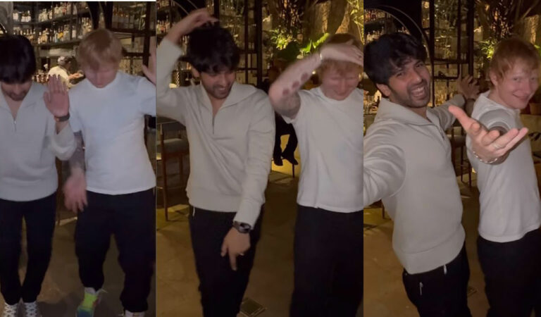 Ed Sheeran, Armaan Malik shake a leg to ‘Butta Bomma’ in Mumbai