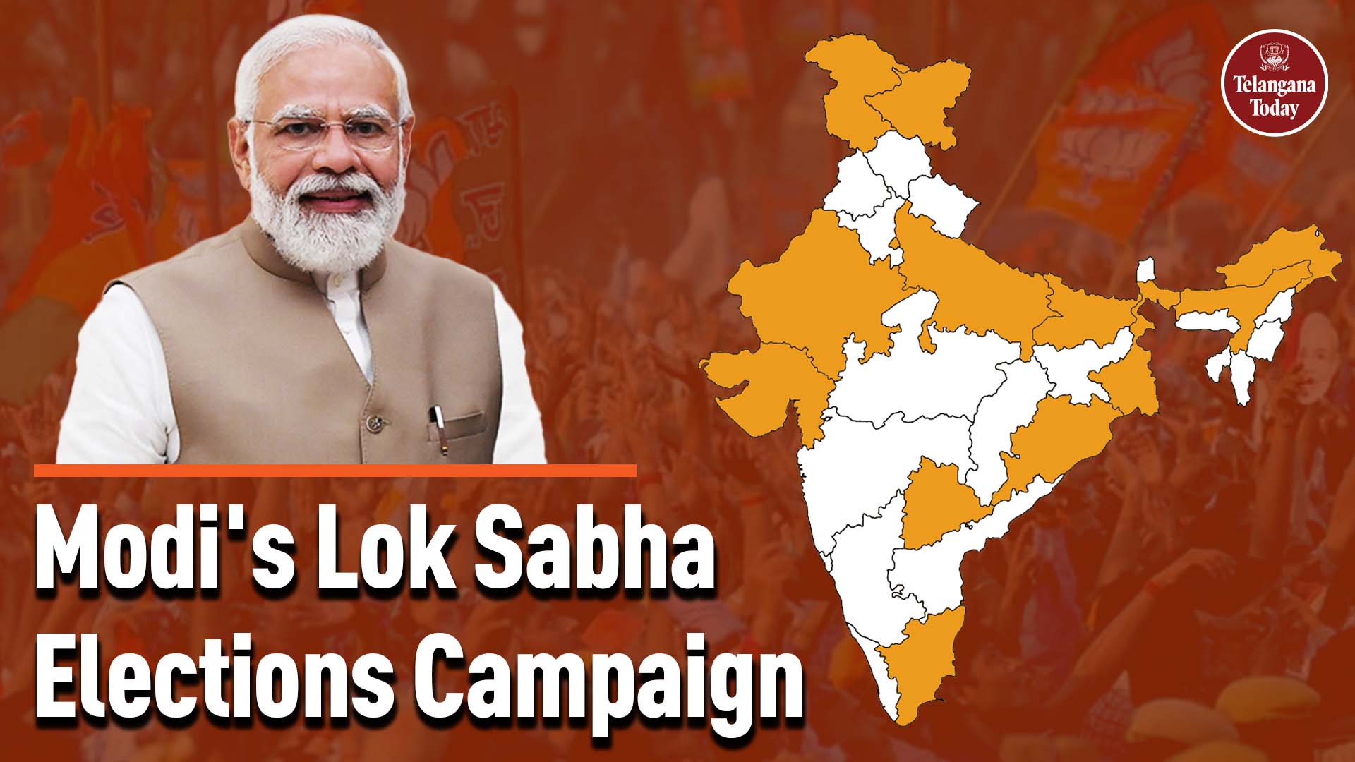 Lok Sabha Elections 2024: PM Modi’s 10-Day Election Campaign Across India | Telangana To Delhi