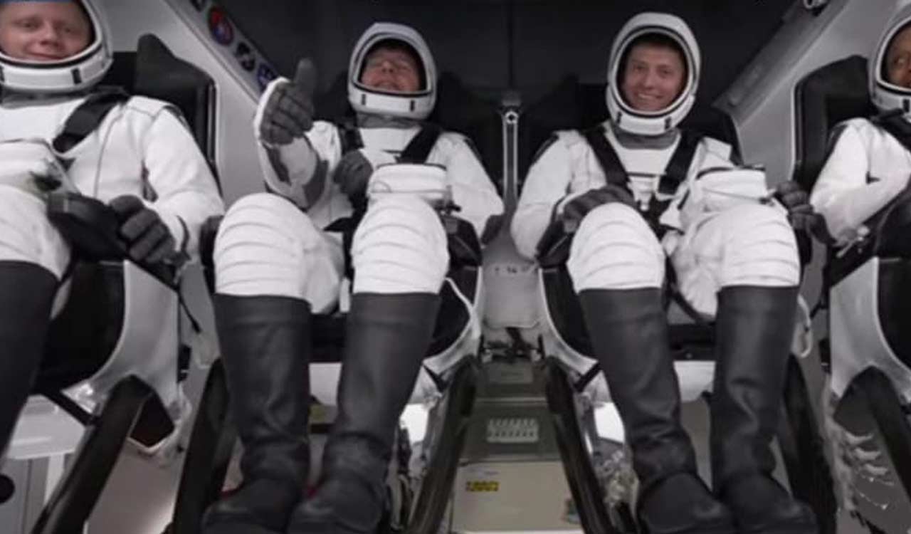 NASA sends new astronauts to International Space Station