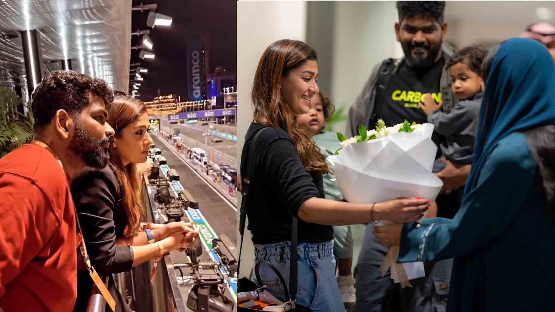 Nayanthara lands in Saudi Arabia for vacation, dismisses rumours of separation