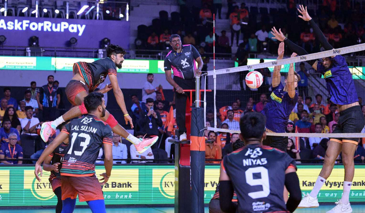 Prime Volleyball League: Bengaluru Torpedoes dominates Hyderabad Black Hawks