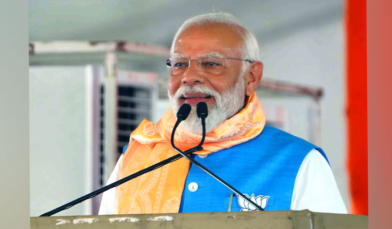 PM Modi to address rally at Jagtial in Telangana on Monday